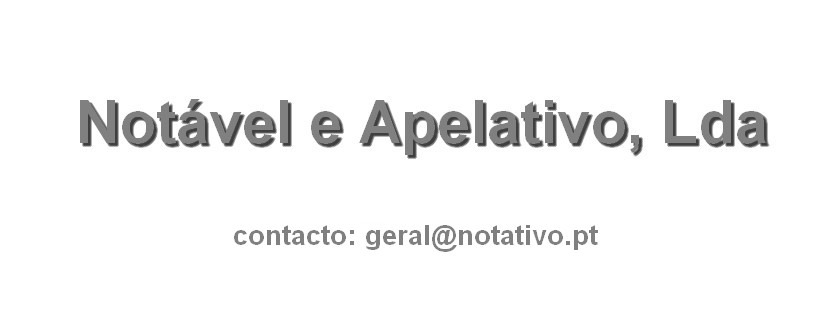 Notável e Apelativo